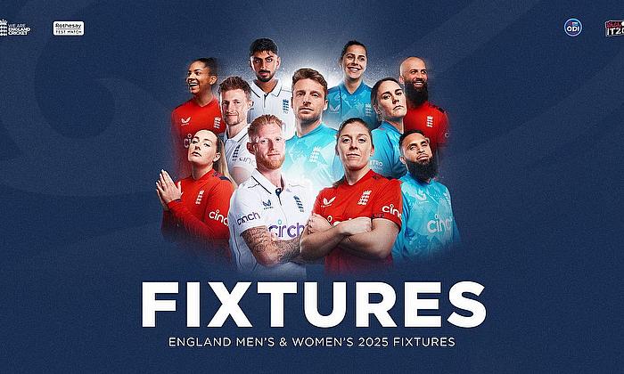 England Men’s and Women’s series against India and West Indies at heart of 2025 schedule England Men’s and Women’s series against India and West Indies at heart of 2025 schedule