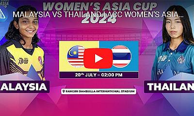 Women's Asia Cup T20 Malaysia Women vs Thailand Women, 3rd Match, Group B